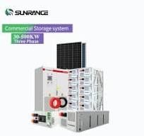 Sunrange Solar Energy System Complete Hybrid Solar System Battery Container  50kw 100kw 150kw 250kw 500kw 1MW 5MW 10MW Industrial Solar Power System