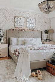 Herringbone Wood Wallpaper Farmhouse Wallpaper Wood Etsy Master Bedrooms Decor Master Bedroom Design Bedroom Design