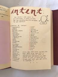 My Grimoire Page On Intent Today I M Going To Work On Pages For Color Correspondences Planetary Powders For Sp In 2020 Wiccan Spell Book Witch Books Grimoire Book