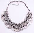 Silver chunky necklace