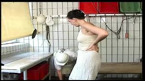 Weiß Reebok Princess Sneakers Raffled Socken Sexy Tease - foot fetish with pipi elements