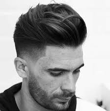 Medium Back Comb Hairstyle Mid Fade Haircut Cool Mens Haircuts Mens Haircuts Medium