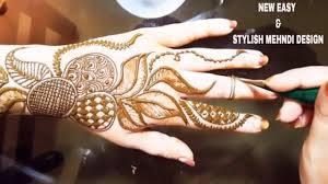 New Stylish And Easy Mehndi Design Trendy Mehndi In Simple And Easy W Mehndi Designs Beautiful Mehndi Simple Mehndi Designs