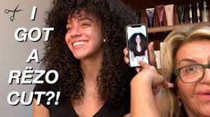 I am finally presenting to you how to cut curly hair! Rezo Cut Transformation Jasmine Ashley Youtube