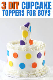 Create a defined space for baby's reaction to birthday cake #1 that also provides a good angle for the photographer. 3 Diy First Birthday Cake Toppers For Boys I Scream For Buttercream