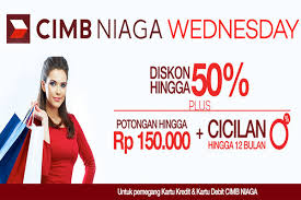 Keuntungan yang bisa dinikmati dari kartu kredit bni diantaranya keamanan lebih. Cimb Niaga Wednesday Lazada Official Pilihkartu Com Blog