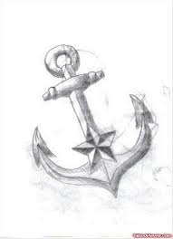 The design and structure of the star are what make it unique. Small Nautical Star And Anchor Tattoo Design