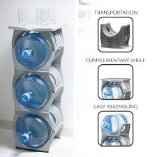Check spelling or type a new query. The U Stack Is An Easily Assembled Space Saver For 3 And 5 Gallon Bottles With A Modern And Unique De Water Bottle Storage Water Dispenser Stand Bottle Storage