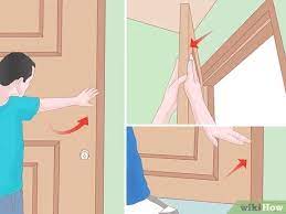 Use bobby pins or a credit card. 5 Ways To Unstick A Door Wikihow