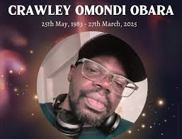 Crawley Omondi Obara|Kenya Obituaries