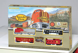 Lionel santa fe cajon electric ho gauge model train set with remote and bluetooth capability. Bachmann Santa Fe Flyer Train Set Santa Fe 160 647