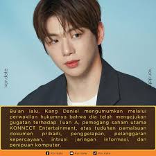 Pada tanggal 9, Kang Daniel memposting di Instagram, "Perjalanan bersama  KONNECT, yang telah menjadi pagar dan juga mengajarkan saya tanggung jawab  selama lima tahun terakhir, telah berakhir. Saya ingin mengucapkan terima  kasih
