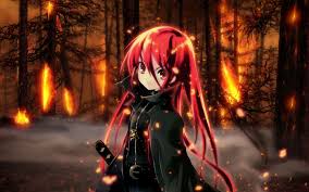 A parade of regal giraffes in pre. Wallpaper In The Forest Of Red Hair Anime Girl 1920x1200 Hd Picture Image