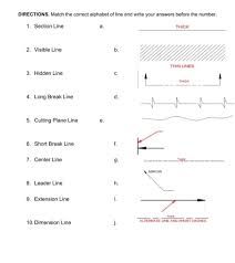 Alphabet of lines lines are the critical component of sketching lines have different types, thickness . Solved Direction Choose The Best Letter Of The Correct Chegg Com