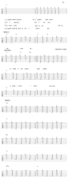 Vivere e sperare di star meglio vivere e non essere mai contento vivere come stare sempre al vento vivere come ridere. Vasco Rossi Occhi Blu Tab Completa Guitar Tabs