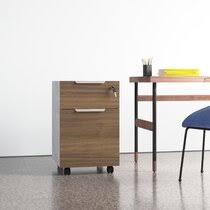 You must have 1/2 of frame to attach the bar to. Modern Locking Filing Cabinets Allmodern