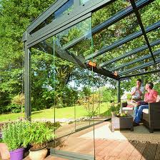Pergola En Verre Caspar Stores Pergola Jardin D Hiver Store Veranda