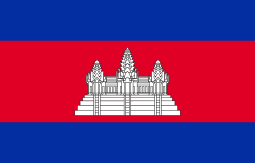 The flag used today is the same as that established in 1948, although the older flag is sometimes said to have used a red outline for angkor wat while the current flag uses black specifically. Flag Of Cambodia Wikipedia