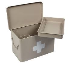 Boites De Rangement Boite A Pharmacie Taupe Blanc Boite A Pharmacie Boite De Rangement Achat Meuble