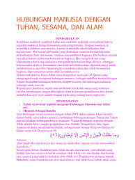 Makalah hubungan manusia dengan allah swt. Hubungan Manusia Dengan Tuhan 2