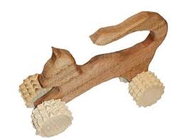 Wooden Body Massager Cat Massage Back Massager Buttocks Massage Roller Massager Handmade Massager Loin Massager Hand Massager Foo Wooden Cat Cat Massage Wooden