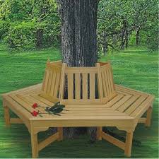 This type of bench is square in shape and provides a snug fit around the tree. Tree Hugger Bench Walmart Com Walmart Com