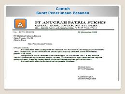 Savesave contoh surat pesanan barang swasta (balasan penawa. Surat Bisnis Ppt Download