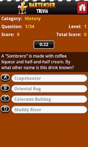It's like the trivia that plays before the movie starts at the theater, but waaaaaaay longer. Bartender Trivia Amazon Es Appstore For Android