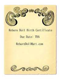A fake divorce certificate and fake marriage certificate are especially helpful if you don't have immediate access to an official copy. How To Create A Reborn Doll Birth Certificate