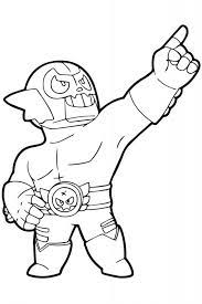 Desene din creion brawlstars colt. Edgar Din Brawl Stars De Colorat Novocom Top