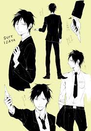きり orihara izaya スーツかくときだけ制服ブレザーでよかったなと思う durarara izaya orihara anime