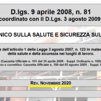 Il decreto legislativo 81/2008 che disciplina in materia di salute e sicurezza nei luoghi di lavoro, in vigore dal 15 maggio 2008, ha subito nel corso del tempo numerose modifiche ed integrazioni. Safety Group D Lgs 81 08 E Smi Testo Unico Sicurezza Aggiornato Pdf Safety