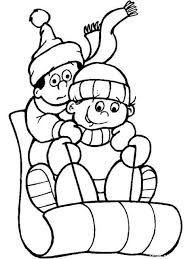 Dibujos Infantiles Para Colorear Invierno