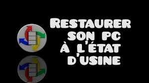 Maybe you would like to learn more about one of these? Restaurer Son Pc A L Etat D Usine Youtube