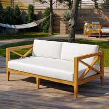 If you have a plan to buy teak furniture from indonesia, you must wondering which is the best place to buy furniture in indonesia. Northlake Outdoor Patio Premium Grade A Teak Wood Sofa Contemporary Modern Furniture Lexmod