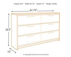 Our delivery team will place furniture in the rooms of your choice. Baystorm 6 Drawer Dresser Ashley Furniture Homestore