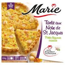Marie Marie Tarte Aux Noix De St Jacques Et Petits Legumes Cuisines 350g 2 Personnes 350g Pas Cher A Prix Auchan