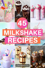 Here's how to make the very best milkshakes at home. 45 Fun Delectable Milkshake Recipes