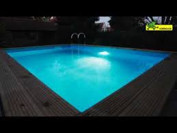 Installation Spot Led Sur Piscine Hors Sol Bois Youtube