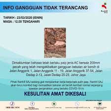 Syarikat Air Johor Aduan Ranhillsaj 2021 Syarikat Air Johor Holdings Jas Bryant Kobe