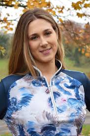 Pure Golf Sienna Long Sleeve Zip Neck Top