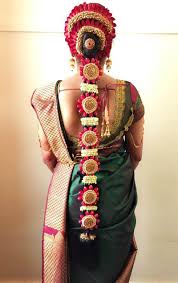 A classic indian hairstyle for brides with long hair! South Indian Bridal Hairstyle With Flowers For Wedding Glamour