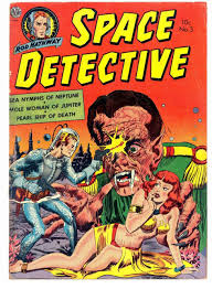 Comic Book Cover For Space Detective 3 Version 1 Comics Science Fiction Artwork Pulp Fiction Comics