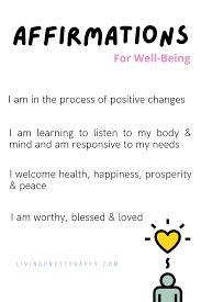 As you're saying the positive affirmation, also do the below visualise yourself as how you want to be (eg confident. Affirmations And Mantras Page Living Pretty Happy