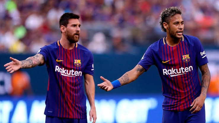 Resultado de imagem para NEYMAR MESSI"
