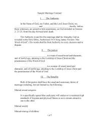 Payment of mahr could be immediate (prompt), or deferred. 33 Marriage Contract Templates Standart Islamic Jewish á… Templatelab