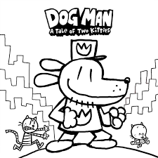 Simple dog coloring page to print and color for free. Dog Man Coloring Pages Free Printable Coloring Pages For Kids
