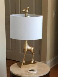Giraffe Table Lamp Grandin Road In 2020 Table Lamp Lamp Fabric Shades