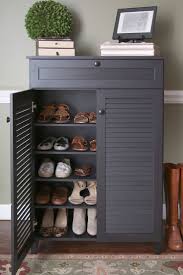 Entryway 5 Shelves Shoe Home Decorating Trends Homedit Wood Shoe Storage Entryway Storage Entryway Shoe Storage