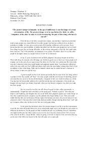 This paper is presented as a model based on the way the author began the inquiry, (i.e. Reflection Paper